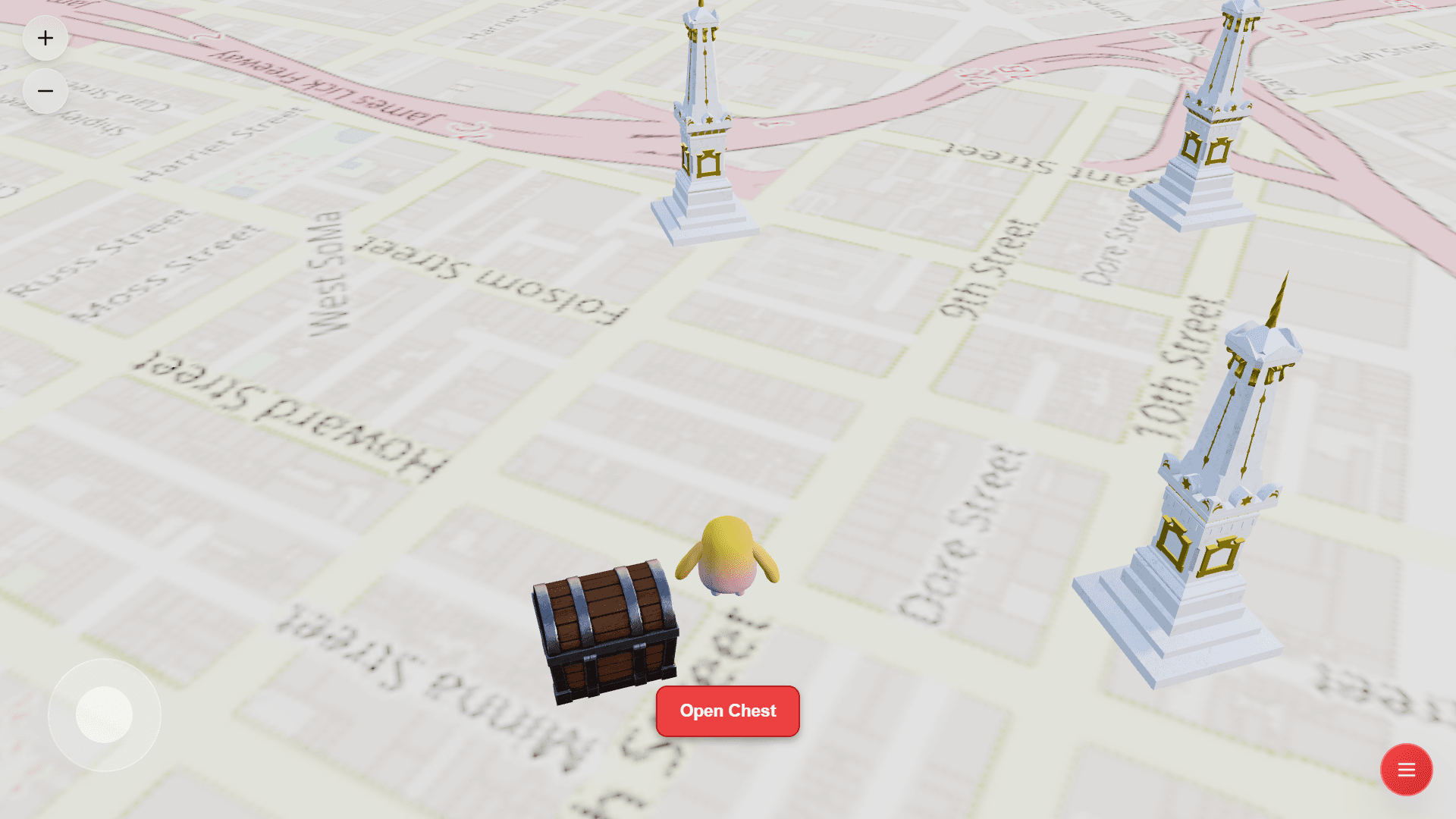 3D exploration world chest discovery