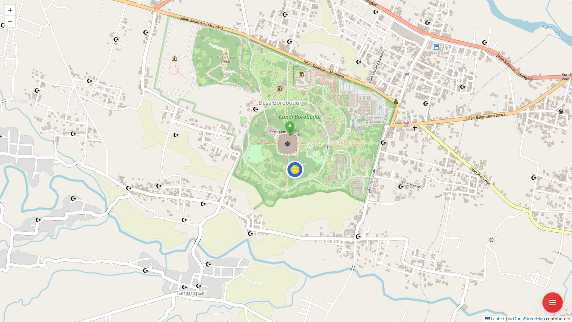 Landmark exploration game